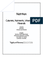 Nutrition: Calories, Nutrients, Vitamins, and Minerals