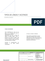 Tipos de Líneas y Acotado PDF