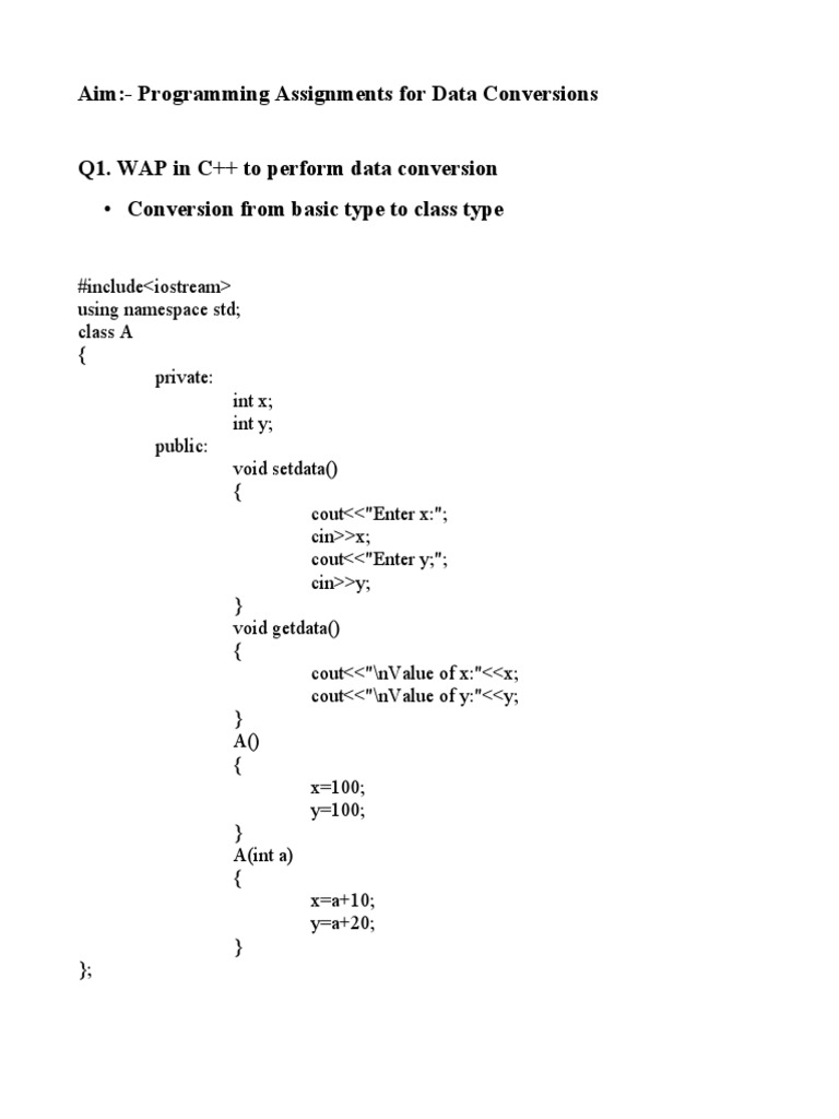 Data Conversions | PDF | Areas Of Computer Science | Computer Engineering