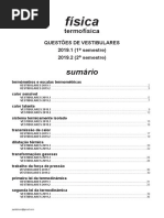 Física - Termofísica - Vestibulares 2019