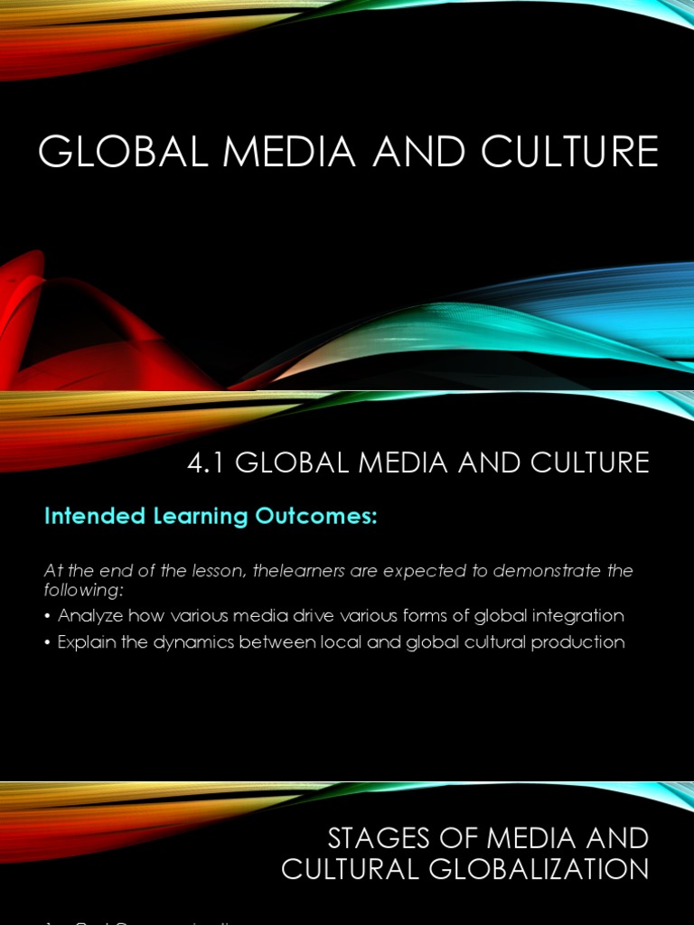 Cultural Globalization | PDF | Globalization | Technological Convergence