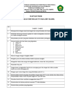 Daftar Tilik Imunisasi TT