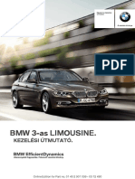 BMW F30 Kezelési Útmutató