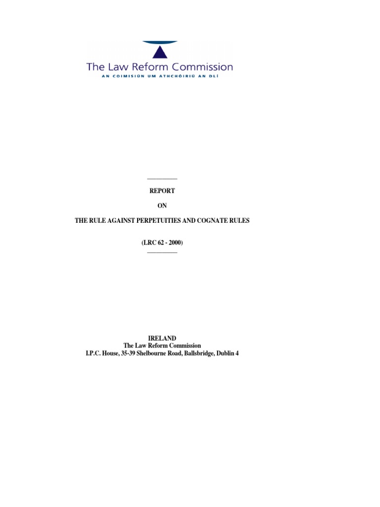 Perpetuities | PDF | Fee Simple | Barrister