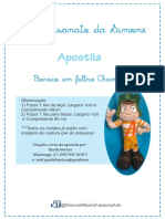 Boneco Chaves feltro apostila Simone