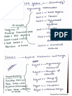 Gate Syllabus Sectionwise PDF