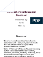 Electrochemical Microbial Biosensor: Presented By-Ruchi M.SC (F)