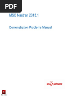Nastran Demo Problems | PDF | Elasticity (Physics) | Finite