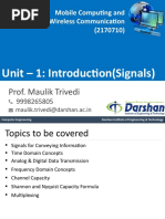 Mobile Computing and Wireless Communication (2170710) : Unit - 1: Introduction (Signals)