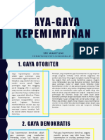 Gaya-Gaya Kepemimpinan