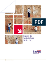 Backus 39 Sustainable Development Report 2011