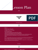 5e Lesson Plan 2