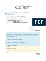 Demonstrativo Do Resultado Da Avaliação Atuarial