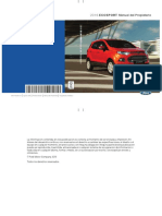 Manual Usuario Ford Ecosport 2016