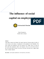 The influence of socia capital on employment.pdf