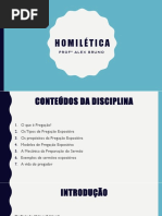 Homilética - Profº Alex Bruno