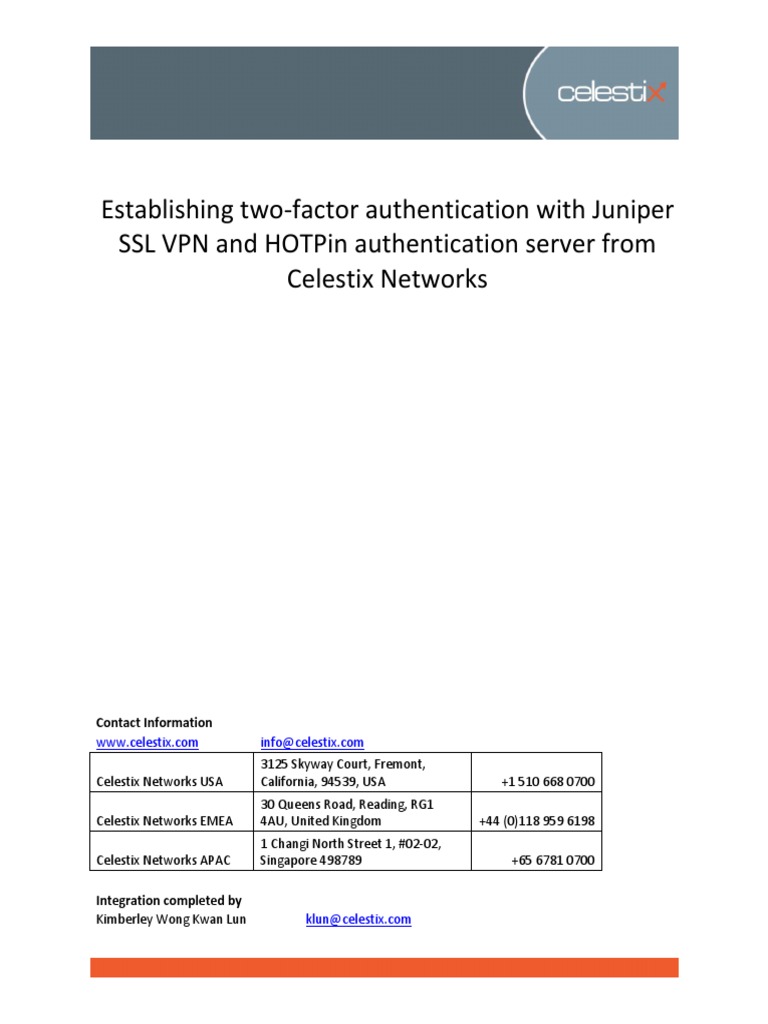 Juniper SA Integration Guide PDF Radius Qr Code