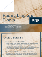 Ruang Lingkup Bisnis