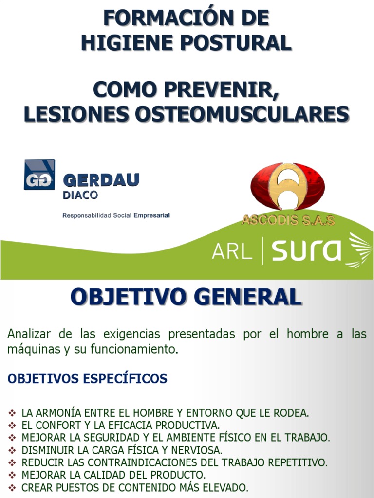 Higiene Postural | PDF | Músculo | Factores humanos y ergonomía