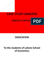 Case Study Analysis: Fareedy'S Method