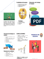 TRIPTICO Trabajo en Equipo