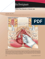 Surgical Techniques: Assessment of The Pelvic Floor Muscles in Women With Sexual Pain
