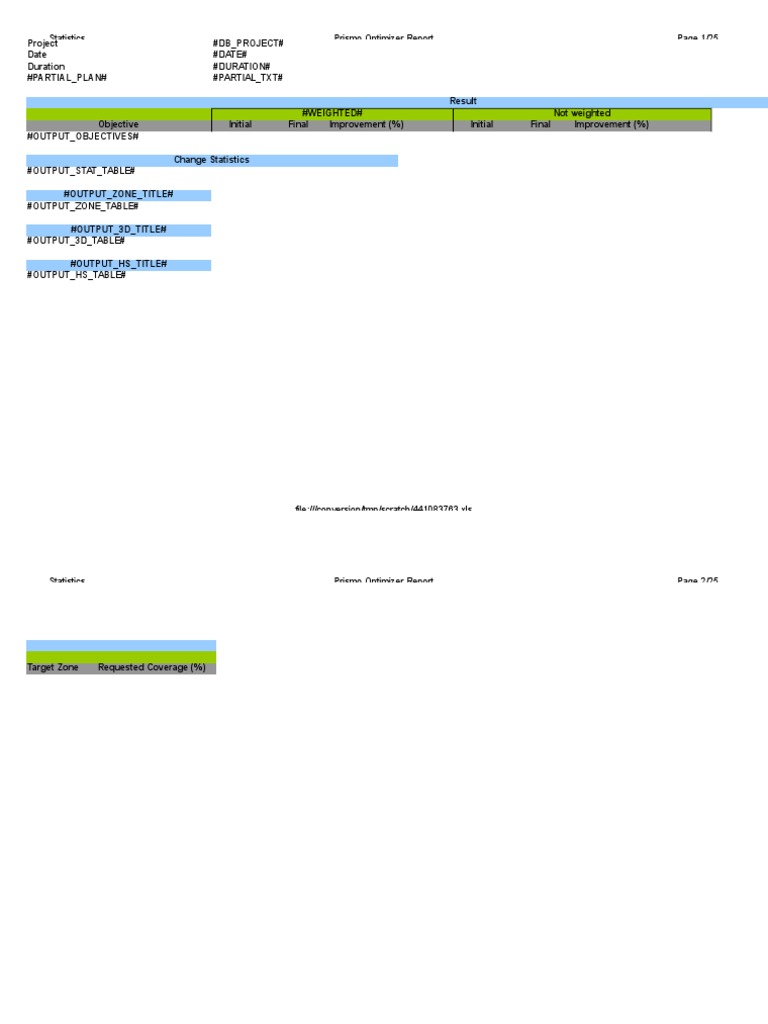 Prismo Optimizer ACP Report | PDF | Applied Mathematics | Areas Of ...