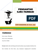 Pengantar Ilmu Farmasi