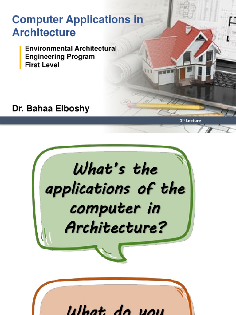 Computer Applications in Architecture | PDF