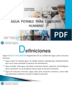 Agua Potable para Consumo Humano