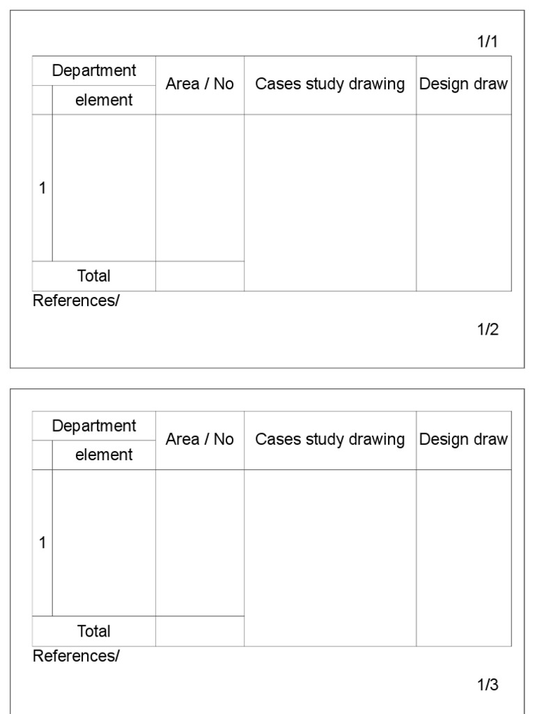 Case Study Drawings by Department | PDF | Art