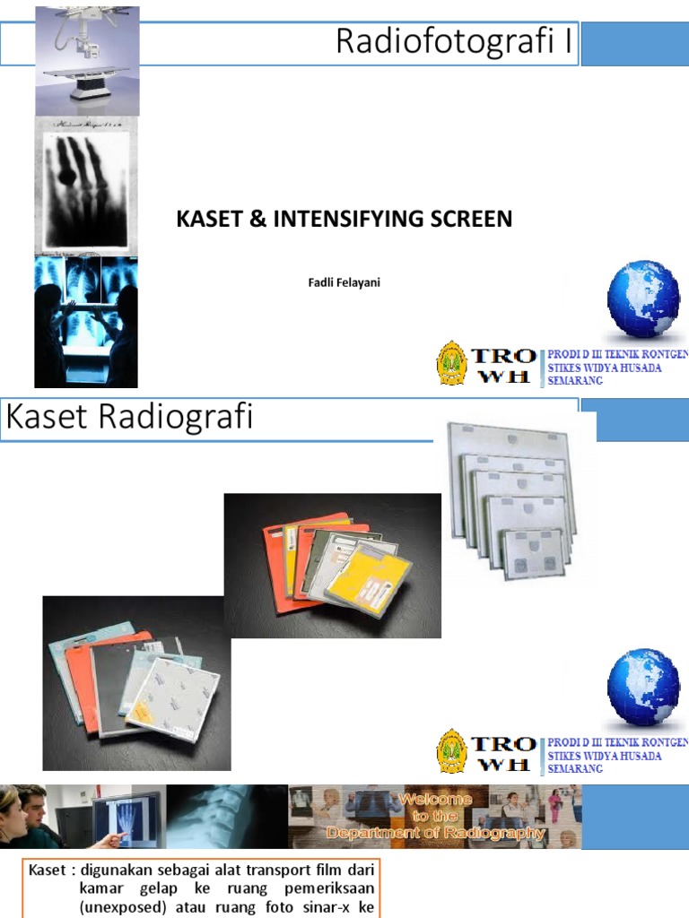 Radiografi I: Kaset dan Intensifying Screen | PDF