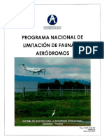 Programa Nacional de Limitacion de Fauna en Aeropuertos