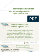 Rendición de Cuentas