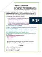 Aprendiendo sobre lenguaje y comunicación