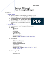 Kaifa Yatakayyafu Bil-Islam (Bagaimana Cara Beradaptasi Dengan Islam) RPP