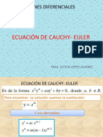 Ecuación de Cauchy - Euler