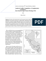 Were Wari and Tiwanaku in Conflict, Competition, or Complementary Coexistence? Survey Evidence From The Upper Osmore Drainage, Perú