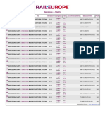 Train Timetable ESBCN ESMAD en Us