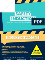 Safety Induction: Role Play - Induction Process For New Employees