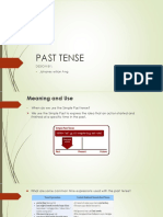 Past Tense: Design By: Johanes Wilian Ang