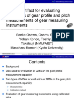 A Novel Artifact For Evaluating Accuracies of Gear Profile and Pitch Measurements of Gear Measuring Instruments