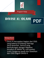 Program Kerja Divisi 4 Stupa Dan Porseni