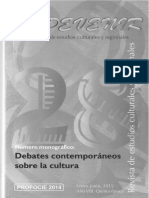 Juan Pablo Zebadua Carbonell El Concepto de Cultura Reflexiones Desde La Antropologia PDF