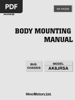 Manual de Encarrosar Sobre Chsis HINO AK PDF