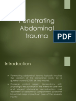 Penetrating Trauma