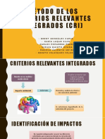 Método de Los Criterios Relevantes Integrados (Cri)