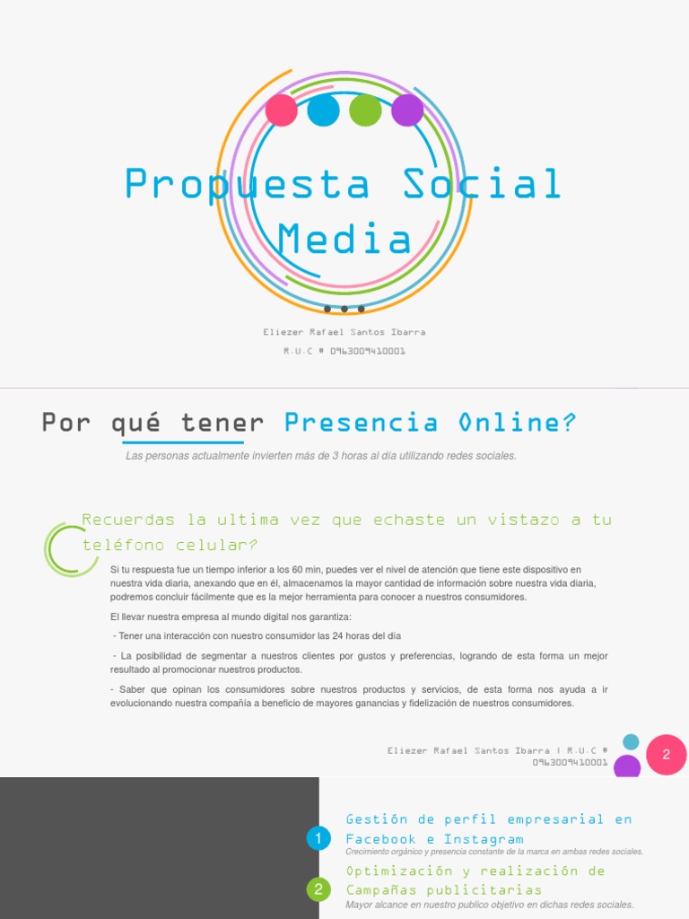 Estrategias de Marketing en Redes Sociales | PDF | Publicidad | Facebook