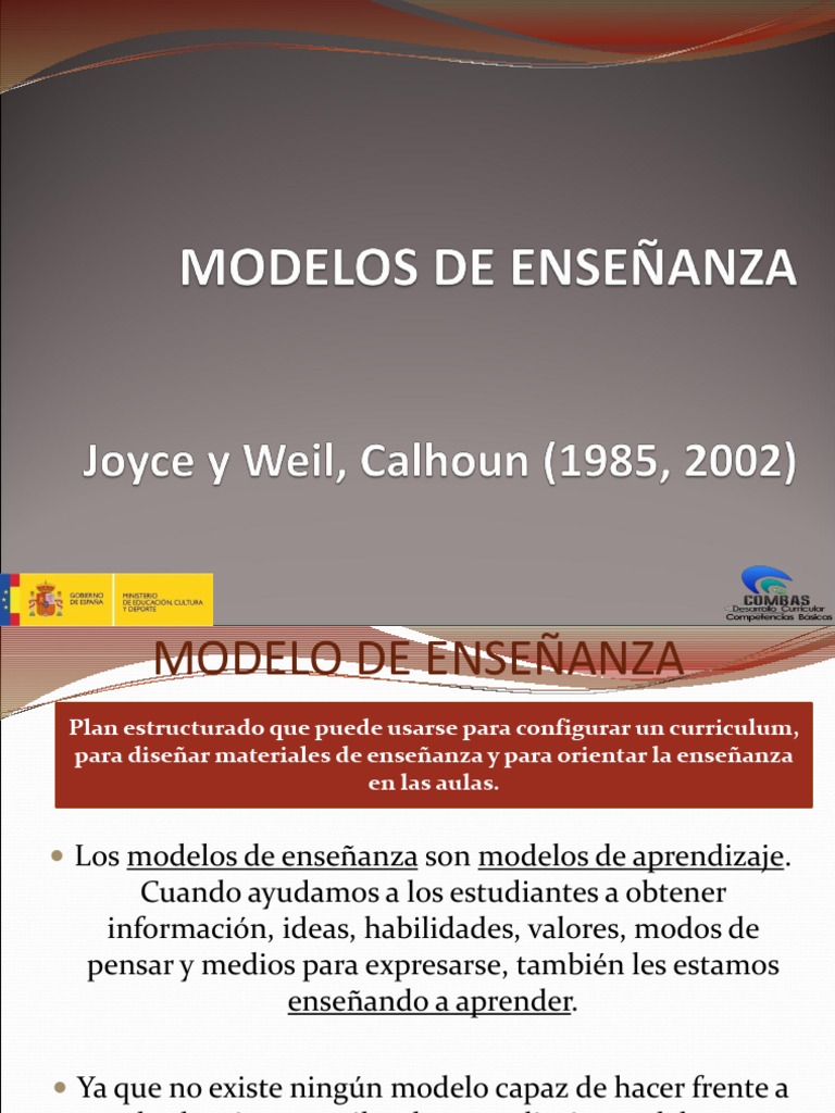 Modelos de Enseñanza | PDF | Neuropsicología | Aprendizaje