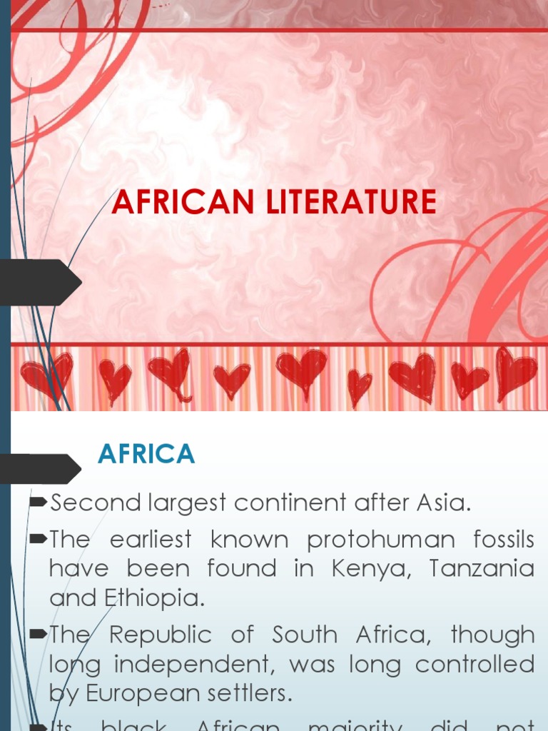 African Literature PDF Hutu African Literature